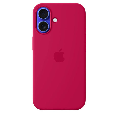 Silicone Case iPhone 16 Plus Rose Red