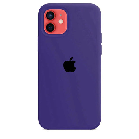 Silicone Case iPhone 12 Ultraviolet