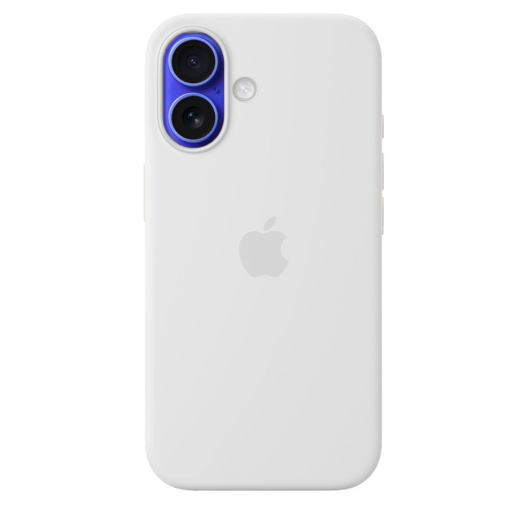 Silicone Case iPhone 16 Plus White