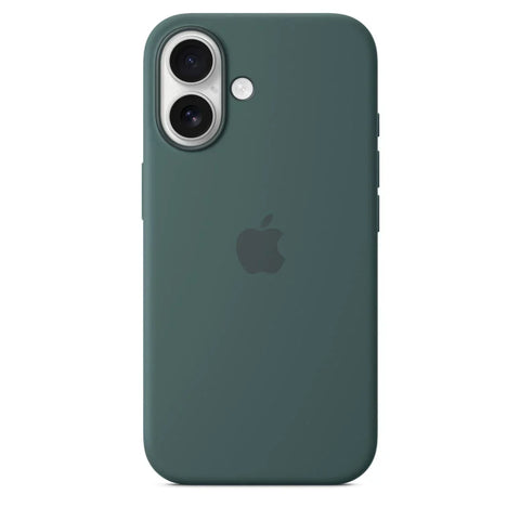 Silicone Case Magsafe iPhone 16 Lake Green