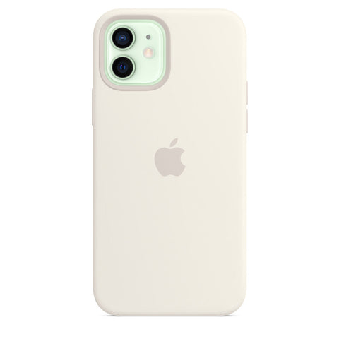 Silicone Case iPhone 12 White