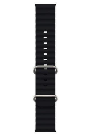 Apple Watch Silicone Band Ocean Black