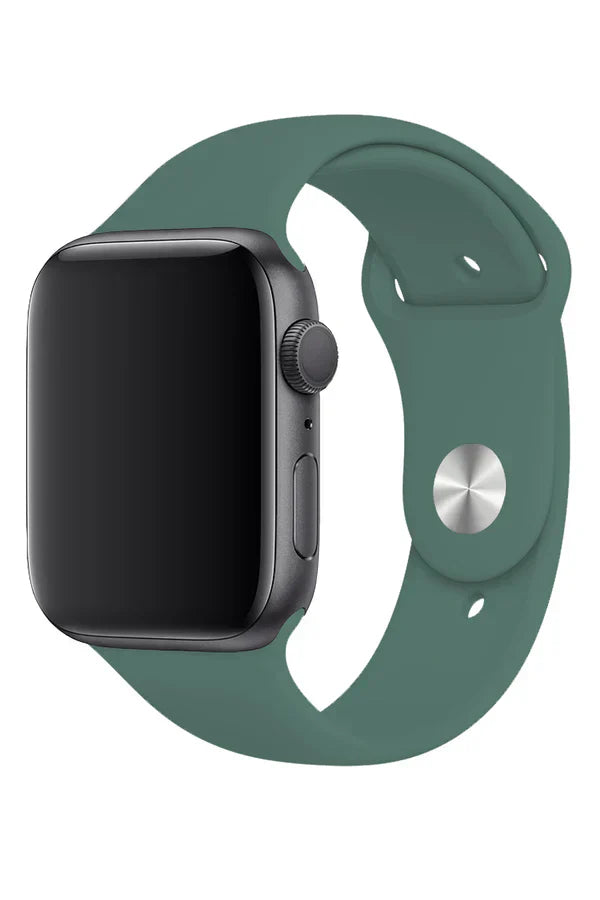 Apple Watch Silicone Band Clasic Pine Green