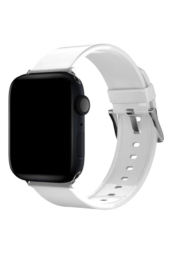 Apple Watch Silicone Band Velura White