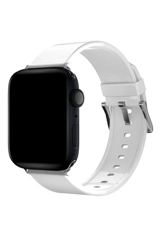 Apple Watch Silicone Band Velura White