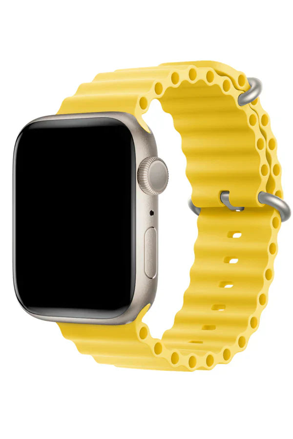 Apple Watch Silicone Band Ocean Yellow