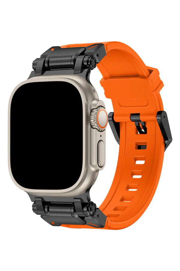 Apple Watch Silicone Band Defender Dark Orange