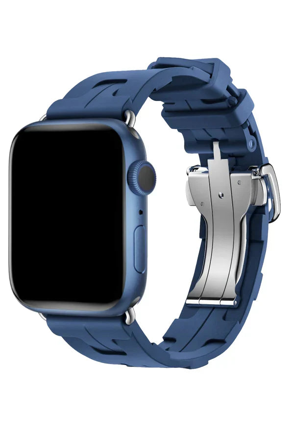 Apple Watch Silicone Band Rugged Blue